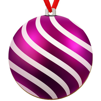 Wooden bauble for the Christmas tree