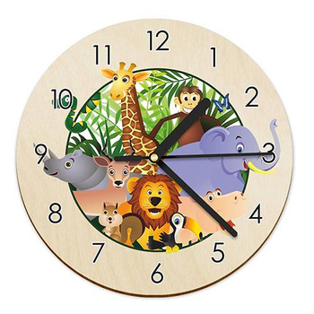 WOODEN WALL CLOCK FOR CHILDREN