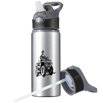 MUG SPORTS BOTTLE WATER BOTTLE WITH STRAW WITH HANDLE SURVIVAL 