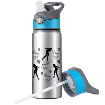 MUG SPORTS BOTTLE WATER BOTTLE WITH STRAW WITH HANDLE SURVIVAL 