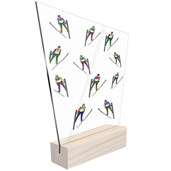 Sports statuette ski jumping for a ski jumper