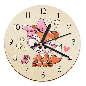 WOODEN WALL CLOCK FOR CHILDREN