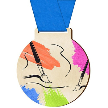 Sports medal painting for the painter
