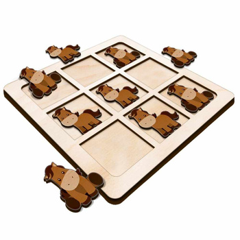 TIC TACK TOE GAME PONY HORSE