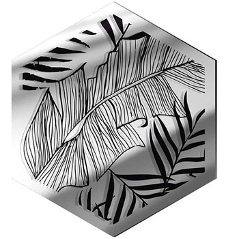  MIRROR DECORATIVE PANEL FOR THE WALL HEXAGON 