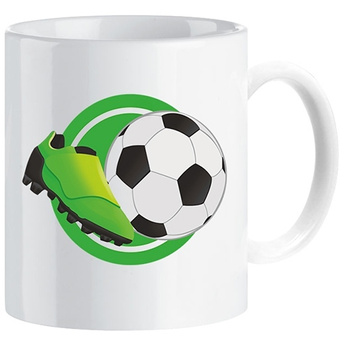 Football sports mug for a footballer
