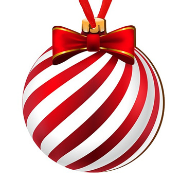 Wooden bauble for the Christmas tree