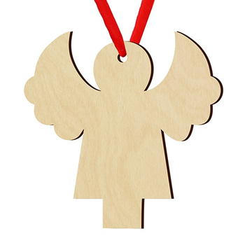 Wooden bauble for the Christmas tree