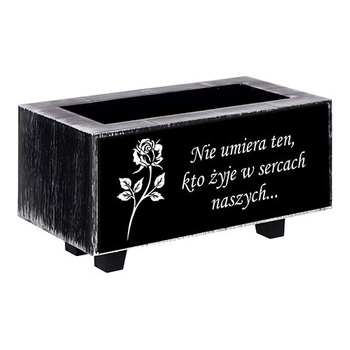 FLOWER POT FOR GRAVE ALL SAINTS CEMETERY HEART CROSS CANDLE