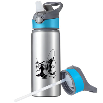MUG SPORTS BOTTLE WATER BOTTLE WITH STRAW WITH HANDLE SURVIVAL 