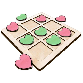 TIC TACK TOE GAME HEART