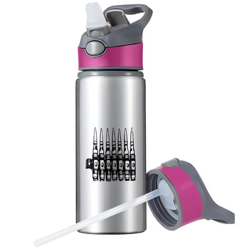 MUG SPORTS BOTTLE WATER BOTTLE WITH STRAW WITH HANDLE SURVIVAL 
