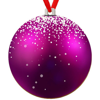 Wooden bauble for the Christmas tree