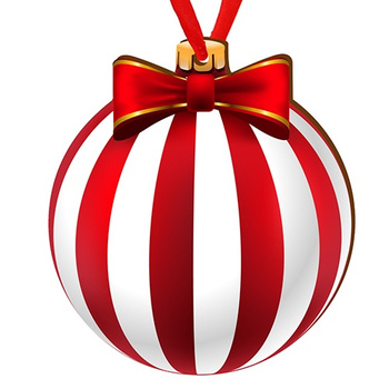 Wooden bauble for the Christmas tree