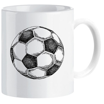Football sports mug for a footballer