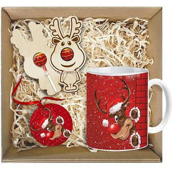 BASKET GIFT SET FOR SANTA'S DAY CHRISTMAS GIFT CHRISTMAS TREE CHRISTMAS BOX