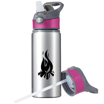 MUG SPORTS BOTTLE WATER BOTTLE WITH STRAW WITH HANDLE SURVIVAL 