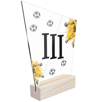 3rd place Sports statuette for handball player team