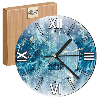  WALL CLOCK WOODEN CONCRETE