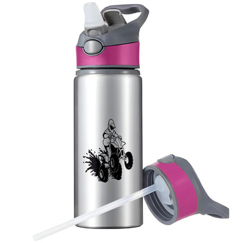 MUG SPORTS BOTTLE WATER BOTTLE WITH STRAW WITH HANDLE SURVIVAL 