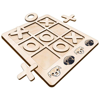 TIC TACK TOE GAME DOG 