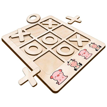 TIC TACK TOE GAME COW AND PIGGY
