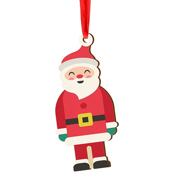 Wooden bauble for the Christmas tree