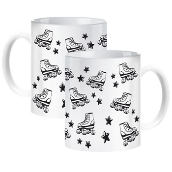 ROLLER SKILLING MUG FOR A COMPETITOR