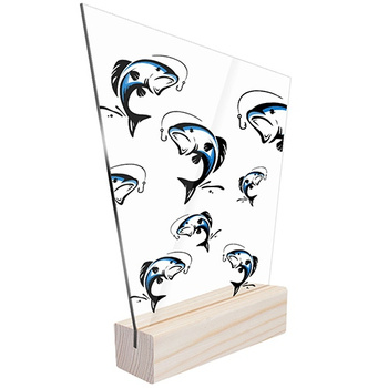 Sports statuette fishing for the angler team