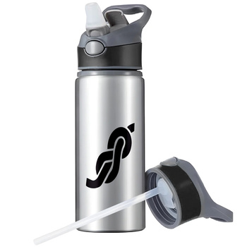MUG SPORTS BOTTLE WATER BOTTLE WITH STRAW WITH HANDLE SURVIVAL 