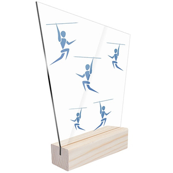 Sports statuette in javelin throw