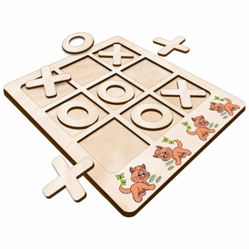 TIC TACK TOE GAME CAT KITTEN