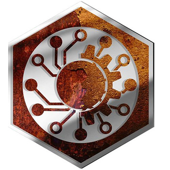  MIRROR DECORATIVE PANEL FOR THE WALL HEXAGON 