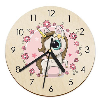 WOODEN WALL CLOCK FOR CHILDREN