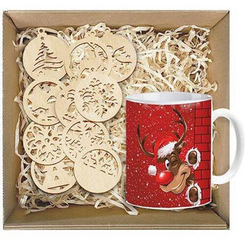 BASKET GIFT SET FOR SANTA'S DAY CHRISTMAS GIFT CHRISTMAS TREE CHRISTMAS BOX