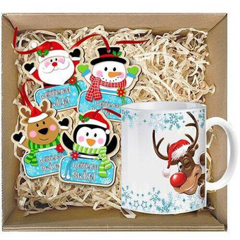 BASKET GIFT SET FOR SANTA'S DAY CHRISTMAS GIFT CHRISTMAS TREE CHRISTMAS BOX