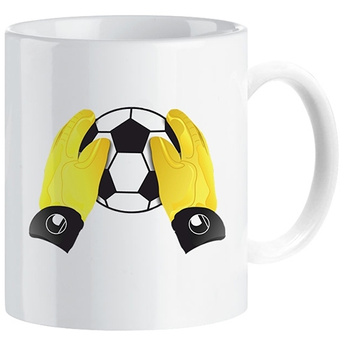Football sports mug for a footballer