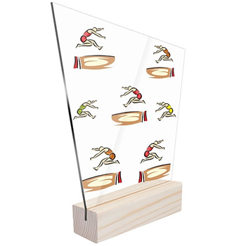 Sports statuette long jump athletics