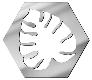  MIRROR DECORATIVE PANEL FOR THE WALL HEXAGON 