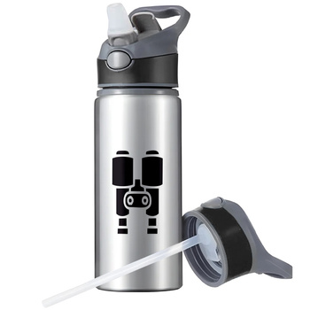 MUG SPORTS BOTTLE WATER BOTTLE WITH STRAW WITH HANDLE SURVIVAL 