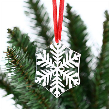 Acrylic bauble for the Christmas tree