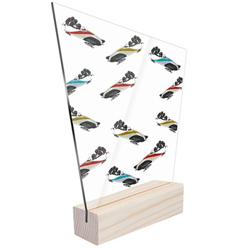 Sports statuette luge for a luge runner