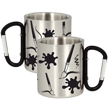 METAL MUG FOR A PAINTER PAINTING
