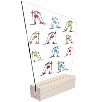 Sports statuette cross-country skiing