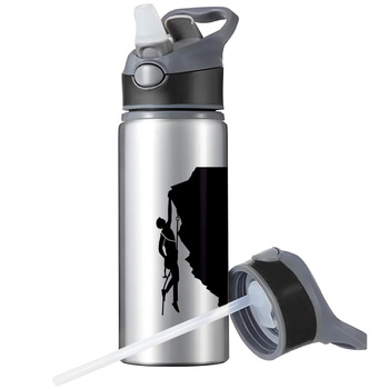 MUG SPORTS BOTTLE WATER BOTTLE WITH STRAW WITH HANDLE SURVIVAL 