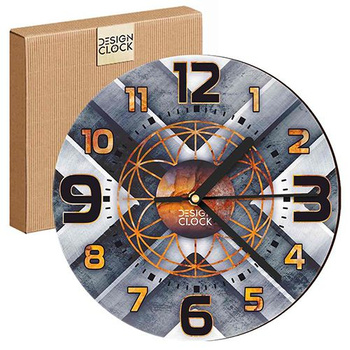 WALL CLOCK WOODEN IRON