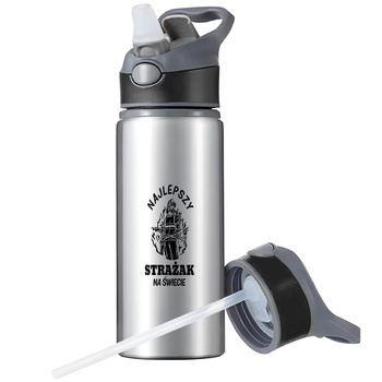MUG SPORTS BOTTLE WATER BOTTLE WITH STRAW WITH HANDLE SURVIVAL 