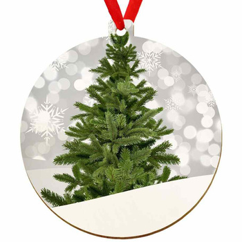 Wooden bauble for the Christmas tree