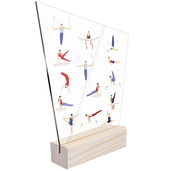 Sports statuette gymnastics for gymnasts