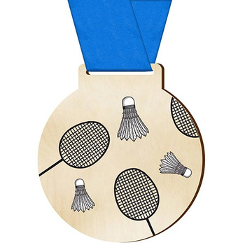 Sports medal badminton